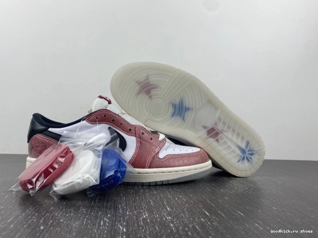 LOW 1 TROPHY 'RED AIR ROOM OG JORDAN BLACK' FN0432-017 X 0815